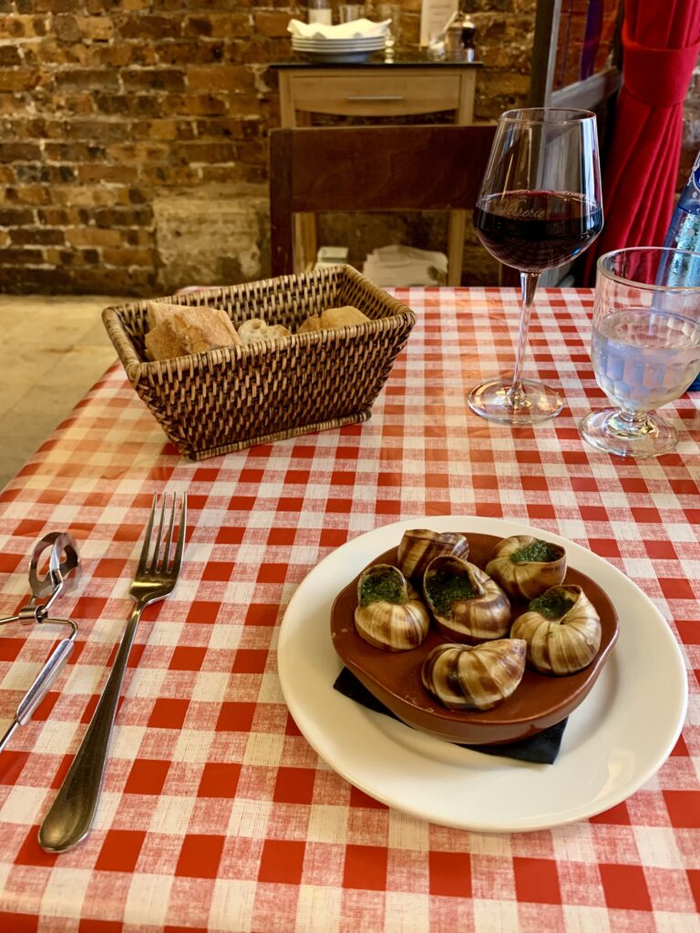 Parisian bistro restaurant