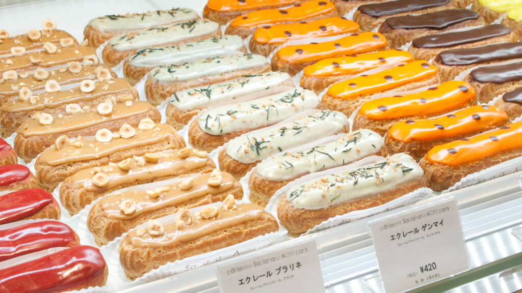 French pastries with Japanese inspired ingredients